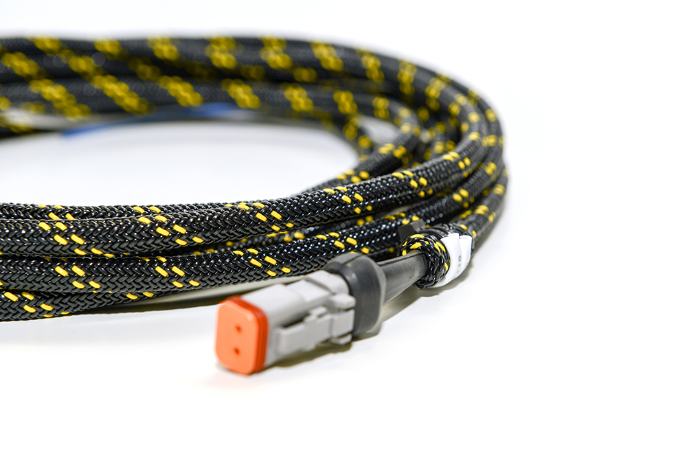 braided wire harness